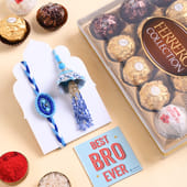 Evil Eye Bhaiya Bhabhi Rakhis With Chocolates
