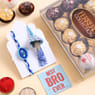 Evil Eye Bhaiya Bhabhi Rakhis With Chocolates