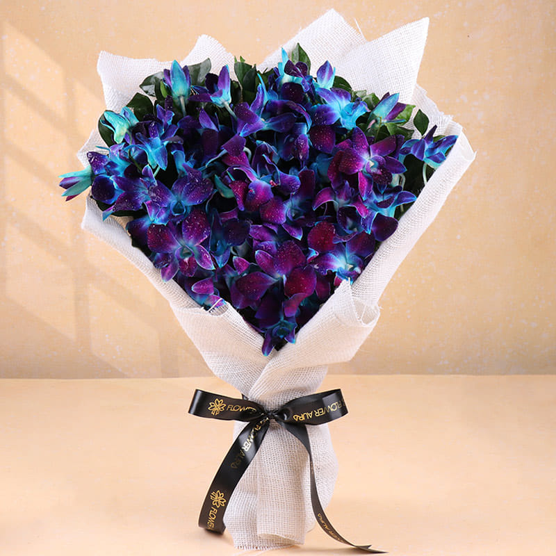 Blue Orchids Bouquet