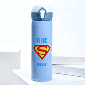 Blue Superman Flask 