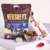 Buy Blueberry Chocolate With Spiderman Rakhi - Spiderman Rakhi Online