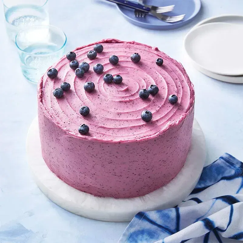 Sweet Swirl Blueberry Cake
