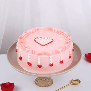 Blush N Hearts Chocolate Cake