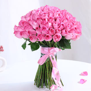 Blush Of Affection In Pink Roses