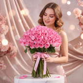 Blush Of Affection In Pink Roses