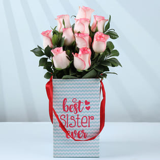 Blush Rose Box For Sister