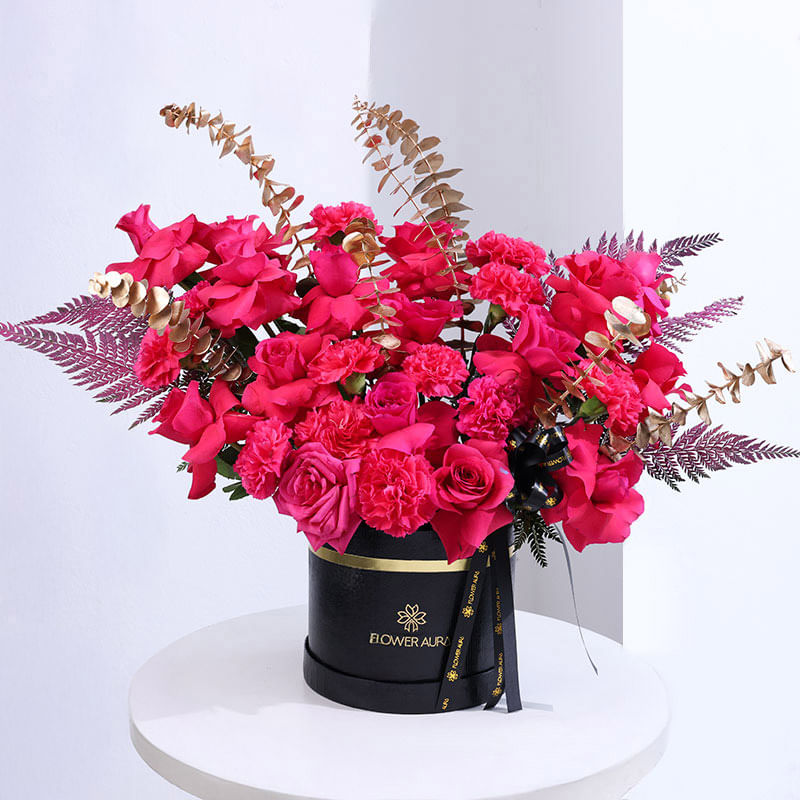 Blushed In Blooming Bold Hues