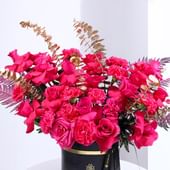 Blushed In Blooming Bold Hues