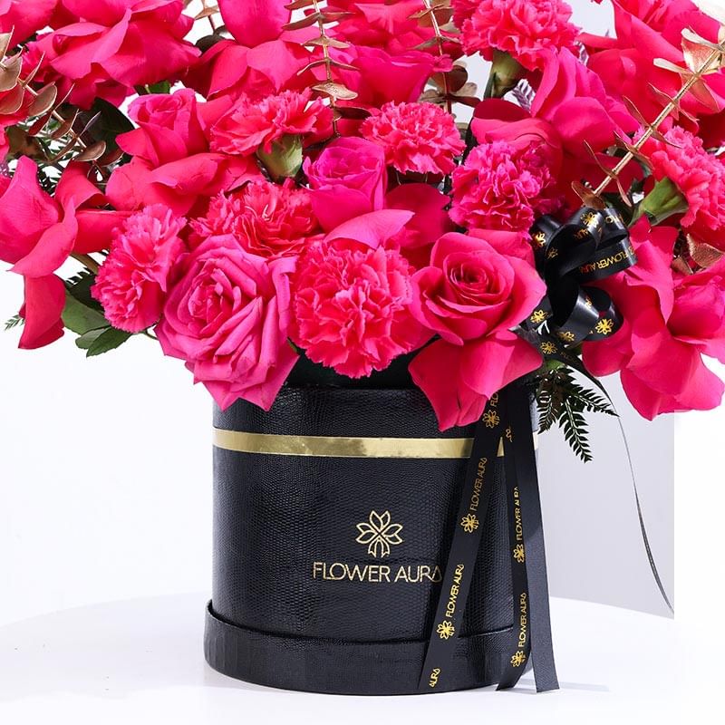 Blushed In Blooming Bold Hues