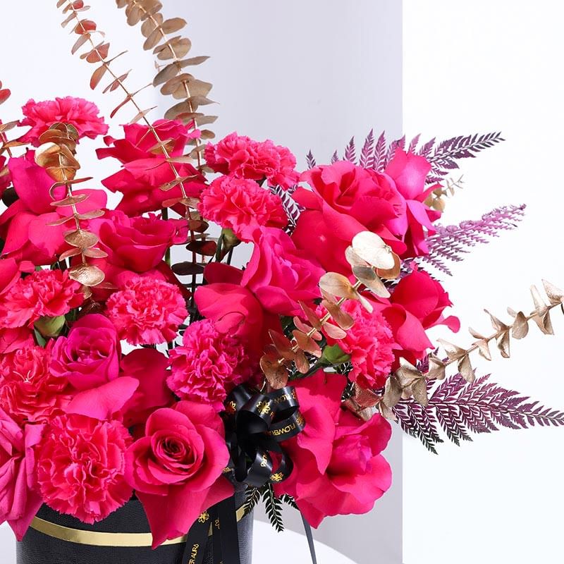 Blushed In Blooming Bold Hues