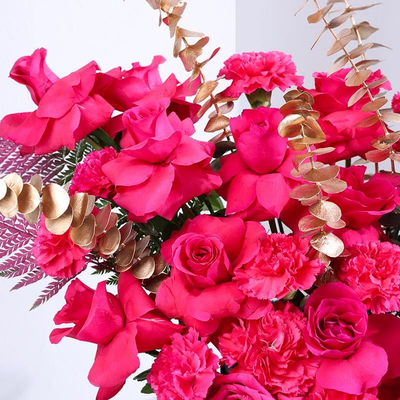 Blushed In Blooming Bold Hues