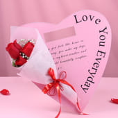 Blushing Love In Pink Roses