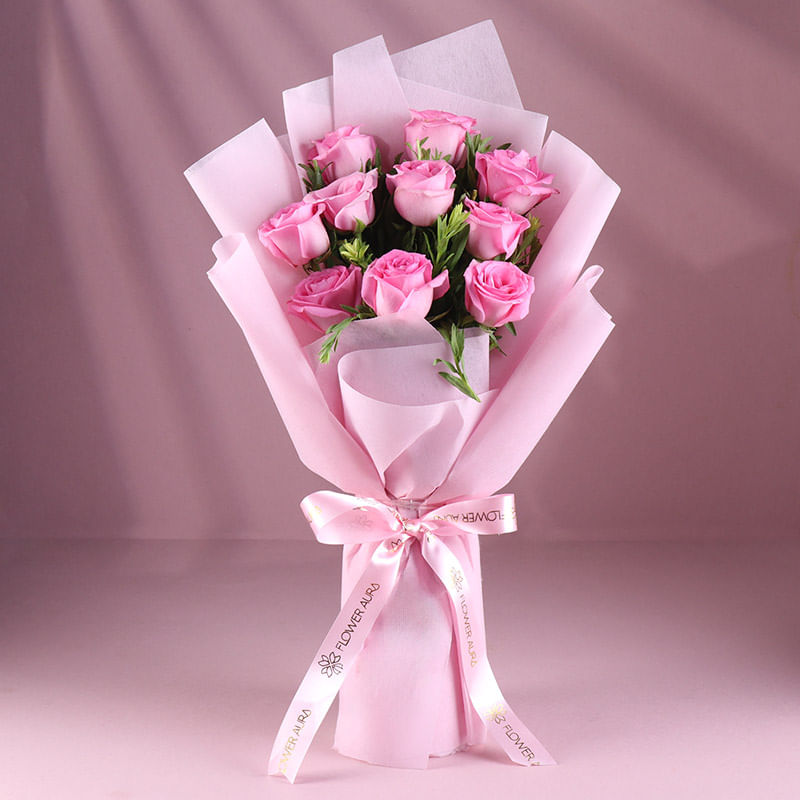 Blushing Pink Roses Of Affection