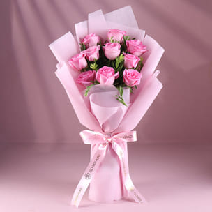 Blushing Pink Roses Of Affection Blushing Pink Roses Of Affection