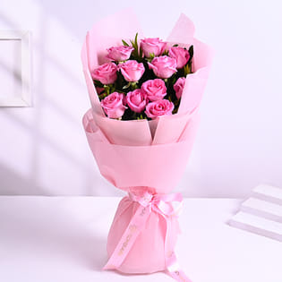 Blushing Pink Roses Of Affection