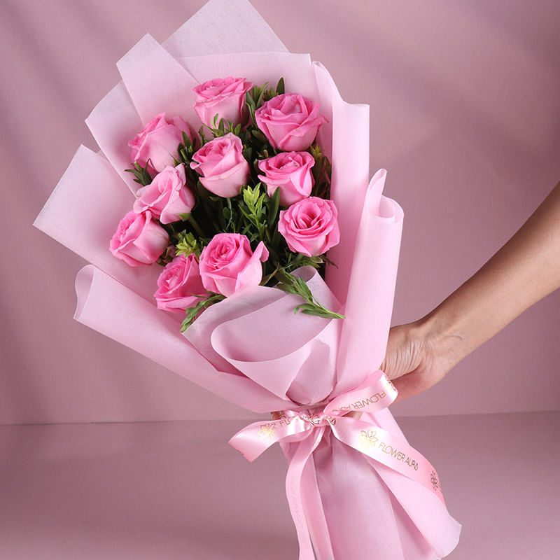Blushing Pink Roses Of Affection