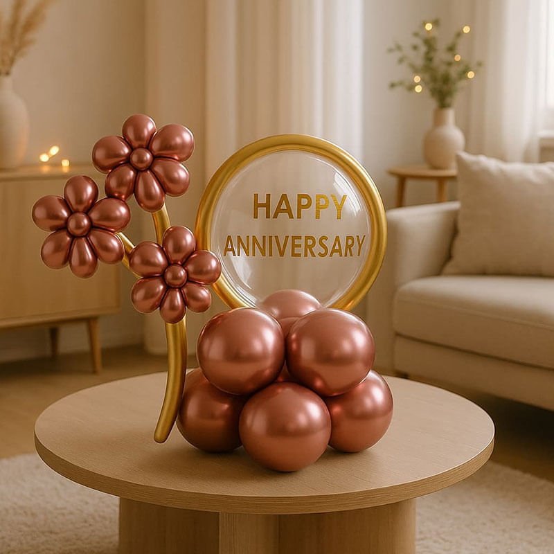 Bobo Bliss Anniversary Balloon Decor