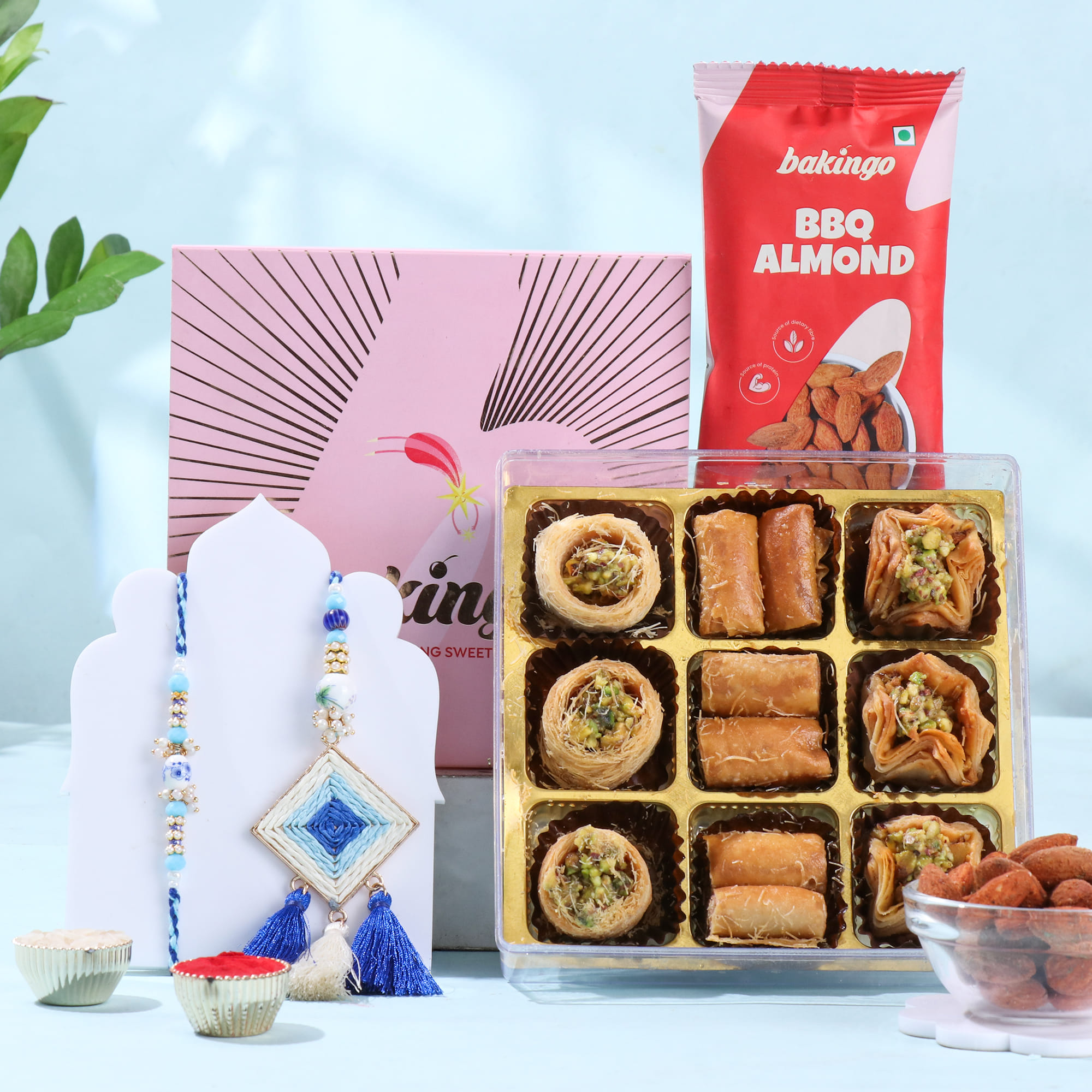 Boho Tassel Bhai Bhabhi Rakhi N Gourtmet Treats