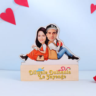 Bollywood Romance Ddlj Theme Caricature