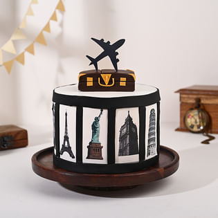 Bon Voyage Celebration Cake