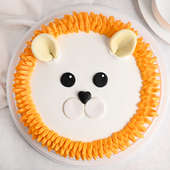 Cute Bear Cake For Kids Birthday