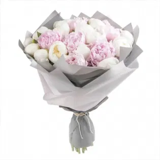 Pastel Bloom Peony Bouquet