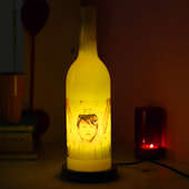 Personalised Bottle Lamp Gift for Valentine Day