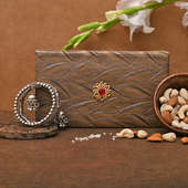 Bracelet Rakhi Nuts Signature Box - One Lumba Rakhi Premium Box