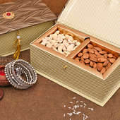 One Lumba Rakhi Premium Box - Bracelet Rakhi Nuts Signature Box