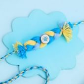 Braided Blessings Evil Eye Rakhi