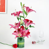 Breathtaking Pink Lilies - Pink Flowers