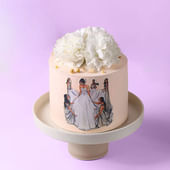 Bride and Bridesmaids Wedding Cake