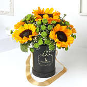 Bright Sunflower Blooms For Valentines Day