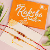 Rakhi Card in Brotherhood Signature Box - Rakhi Gifts for Brother Online