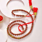 Brown Beads Bracelet Like Rakhi