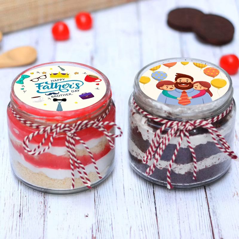 Bubbly Times Papa Jar Cakes