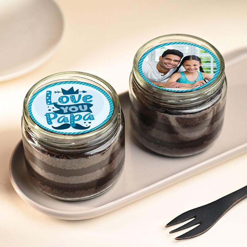 Admirable Papa Personalised Jar Cakes