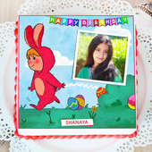 Bunny Girl Birthday Cake