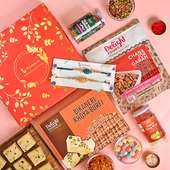 Buy Set of 2 Rakhi Set online for Brother with Sweets