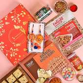 Buy Bhaiya Bhabhi Rakhi Set online for Bhaiya bhabhi with Sweets