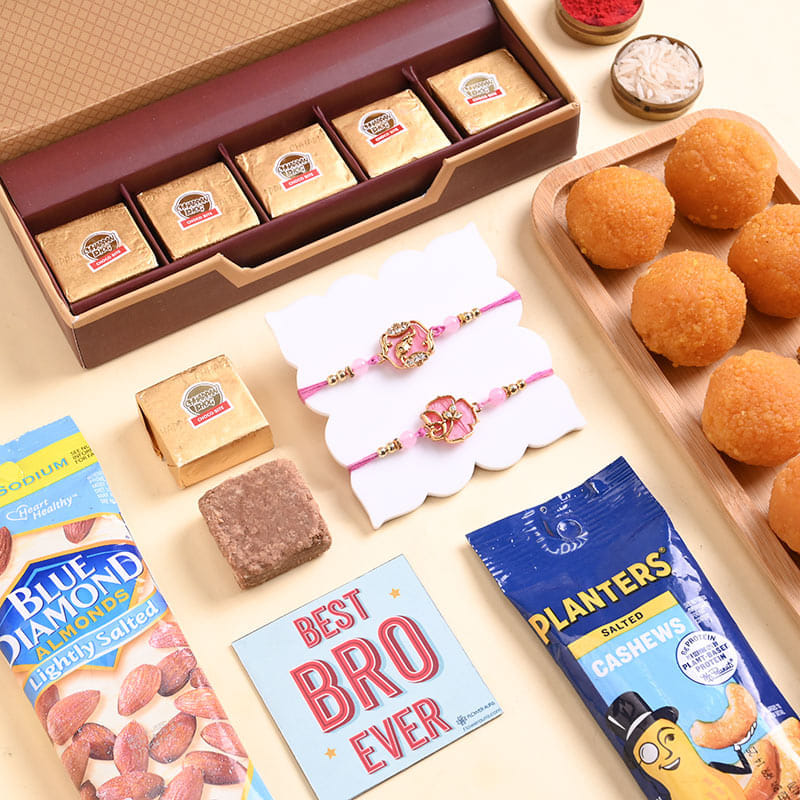 Bush Designer Rakhi Duo With Festive Treats