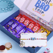 Butterfly Kids Rakhi With Chocolate Gift Box