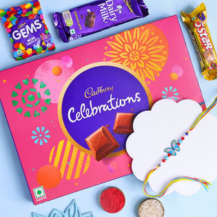 Butterfly Kids Rakhi With Chocolates N Ladoos