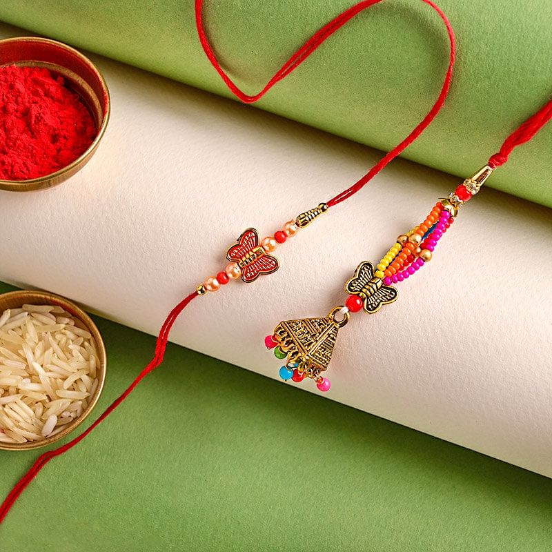 Buy Lumba Rakhi Online For Bhaiya bhabhi From Floweraura