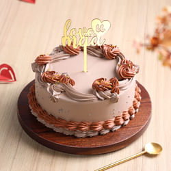 Butterscotch Cream Cake for Mom