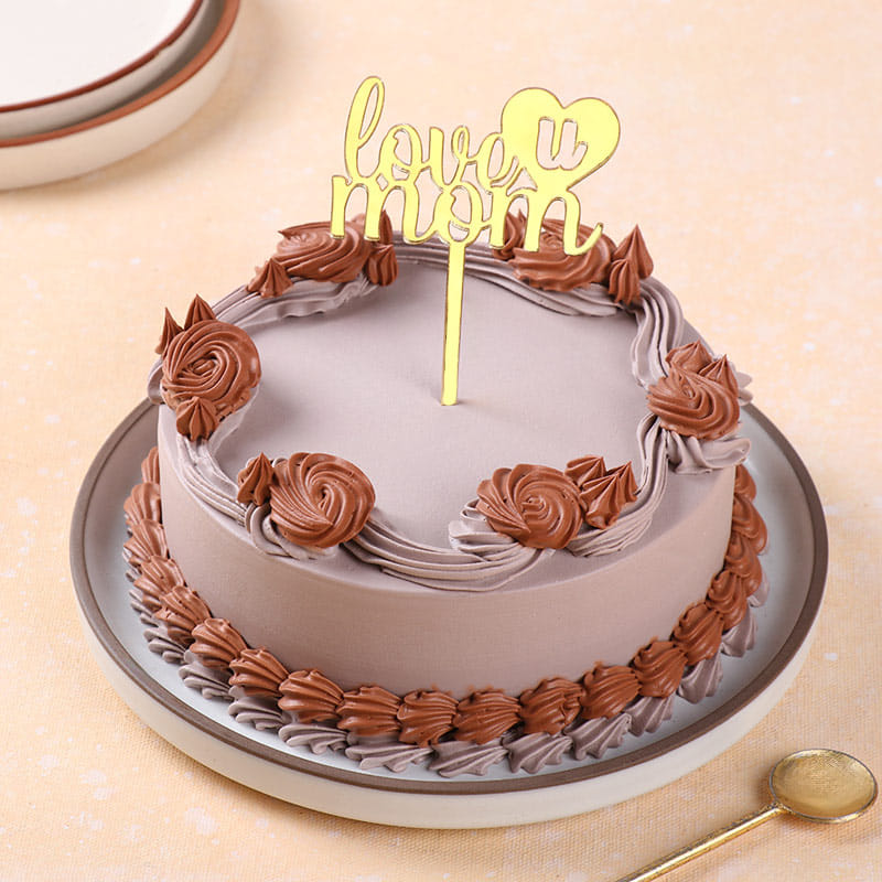 Butterscotch Cream Cake for Mom