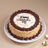 Butterscotch Crunch Childerns Day Cake