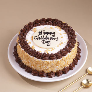 Butterscotch Crunch Childerns Day Cake