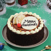 Butterscotch Crunch Christmas Cake