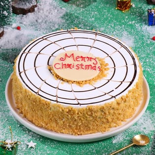 Butterscotch Cake for Xmas